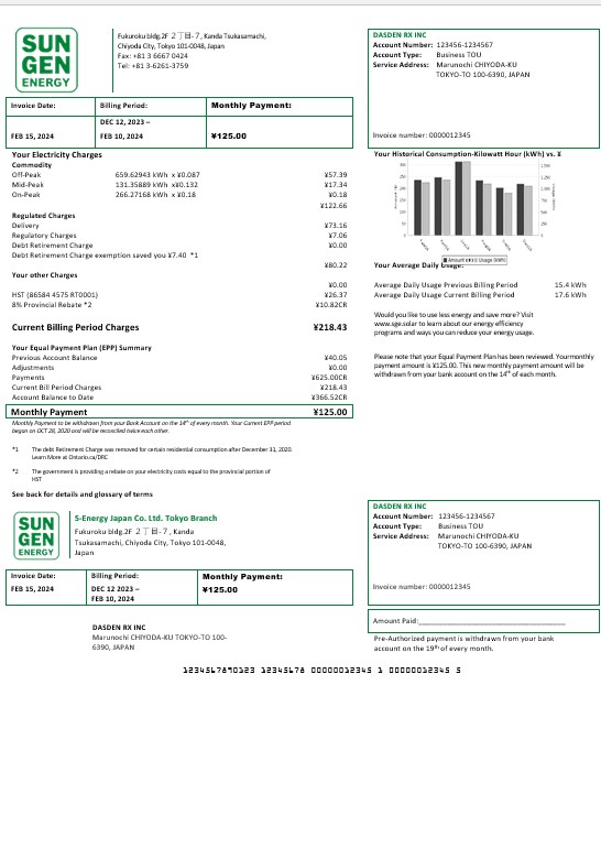 Japan S Energy Japan Co. Ltd. Tokyo Branch PSD template
